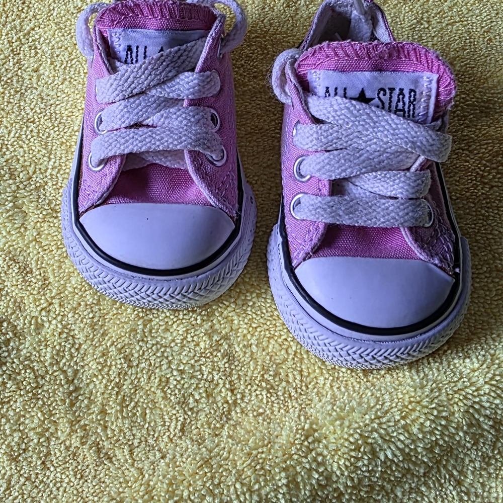 Converse Pink Kids Sneakers